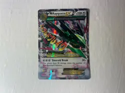 Pokemon TCG Mega-Rayquaza EX Roaring Skies Holo Rare Card 76/108 - Image 2