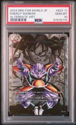 PSA 10 Ginyu E01-11 Energy Marker Fusion World Japanese 2024 Dragon Ball Card - Image 1