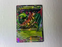 Pokemon Mega M Sceptile EX XY Ancient Origins Holo Card 8/98 - Image 1