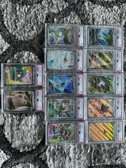 PSA Graded Scarlet & Violet Illustration Rare Pokemon Card Lot (Lot of 12) - Image 1
