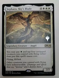 Sephara, Sky's Blade Promo Core Set 2020 M20 Magic the Gathering MTG M/NM - Image 1