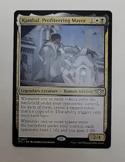 Kambal, Profiteering Mayor Outlaws Of Thunder Junction Magic The Gathering MTG - Image 1