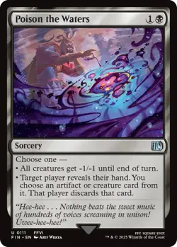 MTG Foil - Poison the Waters - 111 / NM / Japanese - Image 1