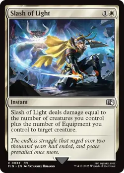 MTG Foil - Slash of Light - 32 / NM / Japanese - Image 1