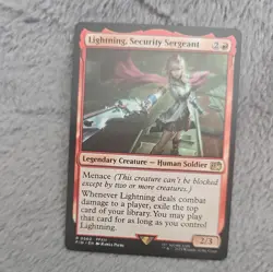 Lightning, Security Sergeant MTG [FINAL FANTASY] Near Mint - Image 1