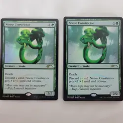 2x MTG FOIL Noose Constrictor FNM Promo NM Near Mint Magic the Gathering - Image 1