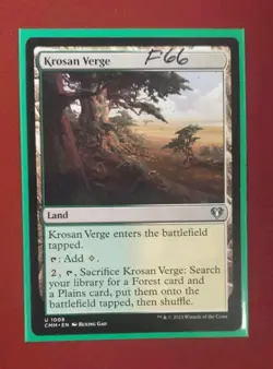 Krosan Verge - Commander Masters #1008 MTG Magic The Gathering - Image 1