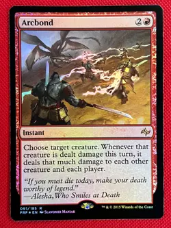 MTG Foil 1X Arcbond X1 Fate Reforged Magic - NM - Image 1