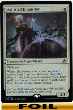 1x - Lightstall Inquisitor - FOIL #24 - Edge of Eternities - NM MTG - Image 1