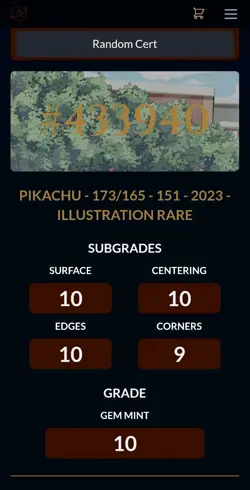 Pokemon 151 Pikachu Illustration Rare 173/165 English ACE 10 - Image 3
