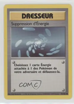 Energy Removal French Pokemon Base Set #92 1999 2o0 - Image 1