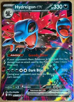 Hydreigon Double Rare EX 067/086 Pokemon Scarlet & Violet White Flare Near Mint - Image 1