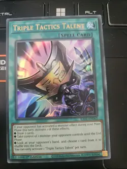 YUGIOH Triple Tactics Talent RA01-EN063 Ultra Rare - Image 1