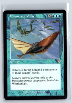 (2X) Distorting Wake Invasion Rare - MTG Magic the Gathering Card - Image 1