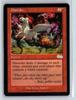 (2X) Disorder Urza's Saga Uncommon - MTG Magic the Gathering Card - Image 1