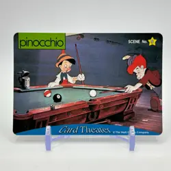 Pinocchio The Walt Disney TCG Trading Card Theater SEGA Anime Japan 1995 #9 - Image 1