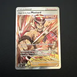 Pokemon Card Single Strike Style Mustard TG28/TG30 Brilliant Stars Trainer NM - Image 1
