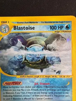 Pokemon Card Blastoise HOLO Expedition 2002 Eng 4/165 Exc - Image 5