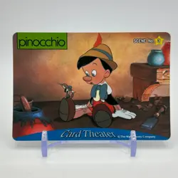 Pinocchio The Walt Disney TCG Trading Card Theater SEGA Anime Japan 1995 #3 - Image 1