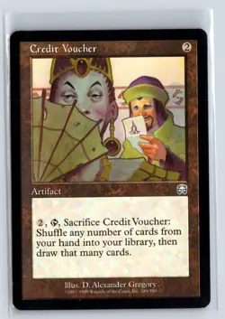 (2X) Credit Voucher - Mercadian Masques - MTG Magic the Gathering Card - Image 1