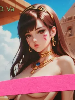 1/1 Only 1 Made D.va Dva Overwatch Spicy Lonestar Customs Waifu Topless Card - Image 2