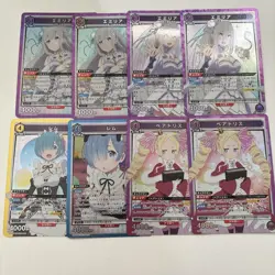 UNION ARENA Re:ZERO UA40BT REZ-1 SR CARD A set of 8 CARD - Image 2
