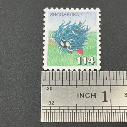 Tangela Pokemon Stamp Card Shogakukan Nintendo Japanese TCG Vintage S115-14 - Image 2