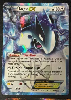 POKEMON BLACK WHITE LEGENDARY TREASURES ULTRA RARE EX 9 CARD LOT LUGIA MEWTWO - Image 2