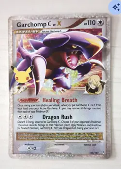 Pokemon Celebrations 145/147 GARCHOMP C LV.X Card - Image 1