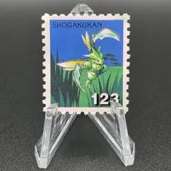 Scyther Pokemon Stamp Card Shogakukan Nintendo Japanese TCG Vintage S115-13 - Image 1