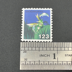 Scyther Pokemon Stamp Card Shogakukan Nintendo Japanese TCG Vintage S115-13 - Image 2
