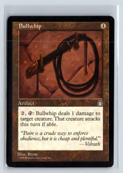 (2X) Bullwhip Stronghold Uncommon - MTG Magic the Gathering Card - Image 3