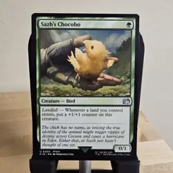 MTG Final Fantasy #FIN 200 Sazh's Chocobo Regular NM - Image 1