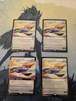 MTG EOE Lumen Class Frigate x4 NM (3 Foil, 1 Extended) - Image 1