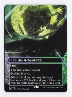 Hissing Quagmire (Borderless) 19 (R) MTG Edge of Eternities Stellar Sights (EOS) - Image 1