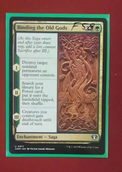 Binding the Old Gods NM #917 Commander Masters MTG - Image 1