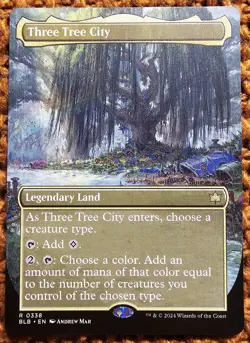 ✨Three Tree City✨ MTG | Bloomburrow | Borderless | NM/M | Non-Foil | R 0338 - Image 1