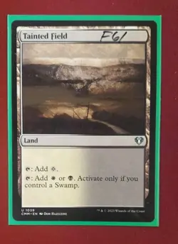 Tainted Field - Commander Masters CMM - Uncommon - MTG - Image 1