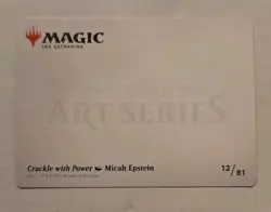 MTG Crackle with Power Art Card Strixhaven 12/81 Series - Image 2