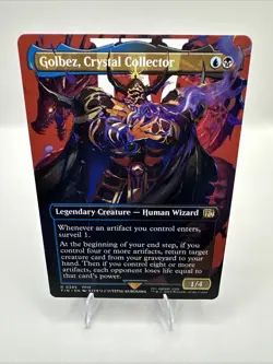 Golbez NM Borderless Card Crystal Collector MTG Final Fantasy Magic Card 395 - Image 1