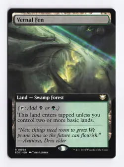 Vernal Fen (Extended Art) 0044 (R) MTG Commander Edge of Eternities (EOC) - Image 1