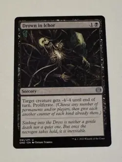 MTG Drown in Ichor - Phyrexia All Will Be One LP - Image 1