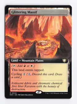 Glittering Massif (Extended Art) 0042 (R) MTG Commander Edge of Eternities (EOC) - Image 1