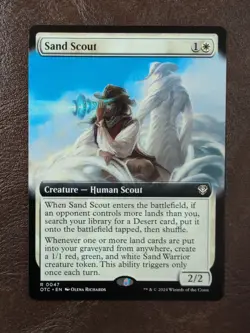 Sand Scout (Extended Art) Commander: Outlaws of Thunder Junction MTG Regular - Image 1