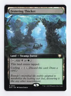 Festering Thicket (Extended Art) 0041 (R) MTG Commander Edge of Eternities (EOC) - Image 1