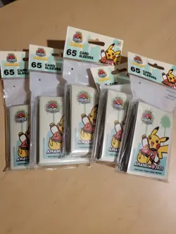 Pokemon World Championships 2025 Anaheim Card Sleeves Bundle Of 5 Sets - Image 1