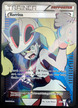 Korrina 111/111 XY Furious Fists Full Art Trainer LP Pokemon 2014 - Image 1
