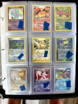 POKEMON BINDER COLLECTION VINTAGE HOLO WOTC EX ERA NEAR MINT REVERSE HOLO - Image 1