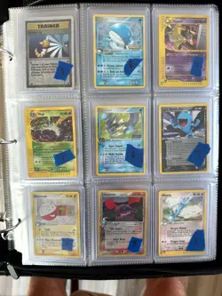 POKEMON BINDER COLLECTION VINTAGE HOLO WOTC EX ERA NEAR MINT REVERSE HOLO - Image 2
