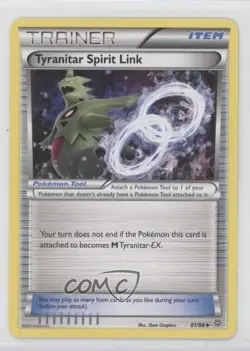 Tyranitar Spirit Link Pokemon XY Ancient Origins #81 - Image 1